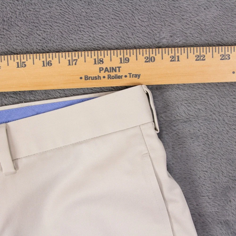 Brooks Brothers Mens 40x8.5 Light Weight Advantage Chino Shorts Beige Cotton